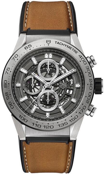 Tag Heuer CALIBER HEUER 01 AUTOMATIC CHRONOGRAPH SKELETON 45MM CAR2A8A.FT6072 Replica watch